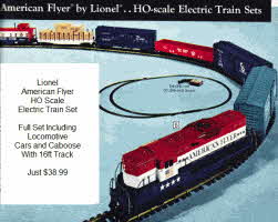 1970's Lionel American Flyer  Electric Train Set 
