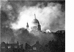 London Blitz St Pauls Cathedral Public Domain Photo