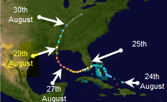 Hurricane katrina date