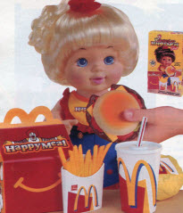 McDonaldland Happy Meal Girl Doll From The 1990s