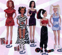 Spice Girls Doll Set From The 1990s