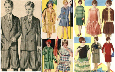 Children's Clothing Examples From The 1920s