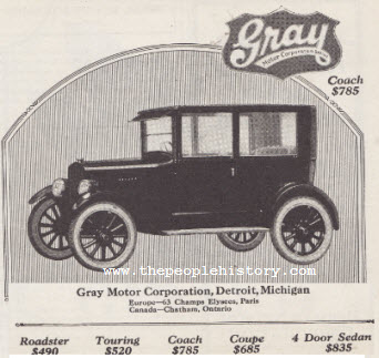 1923 Gray Motor Corporation Coach