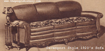 Twenties Davenport Sofa