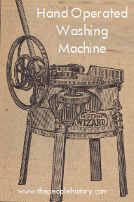 High Speed Hand Operated 1920s Washing Machine  