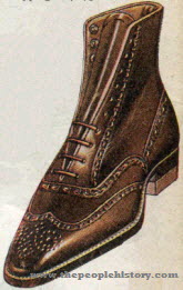 Brogue Pattern Mens Shoe 1921