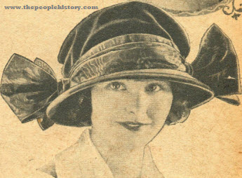 Distinctive Poke Hat 1922