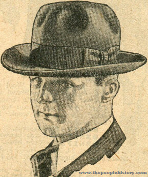 Pan Tourist Hat 1923
