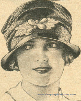 Draped Crown Hat 1924