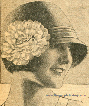 Novelty Flower Hat 1924