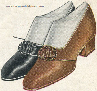Satin Step-In Pumps 1924