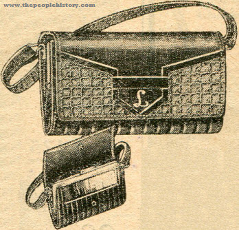 Gold Initial Bag 1925