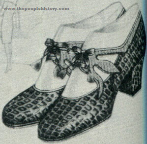 Alligator Parisian Shoe 1927
