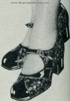 Paisley Leather Heel 1927