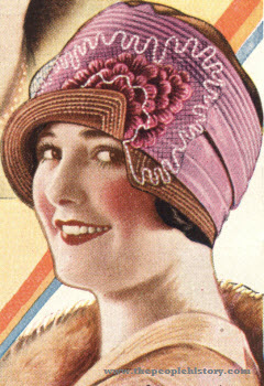 Velvet and Faille Silk Hat 1928