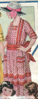 Juniors Organdie Dress 1921