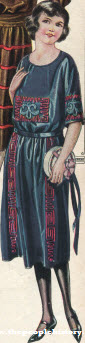Silk Charmeuse Dress 1922
