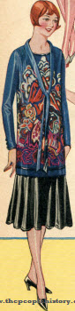 Futurist Printed Silk Dress 1924