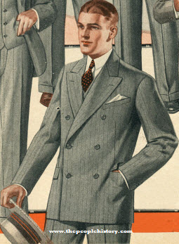 Double Breasted Suit 1925