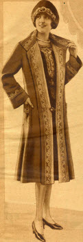 Tuxedo Style Coat 1925