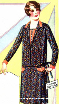 Any Hour Taffeta Dress 1928