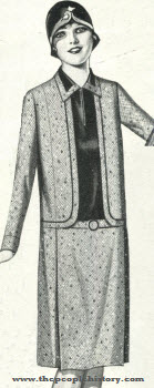 Donegal Tweed Dress 1928