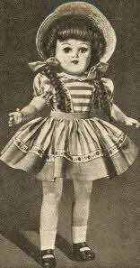 Pigtail Doll From The 1950s