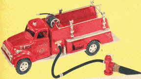 Tonka Fire Department Pumper From The 1950s