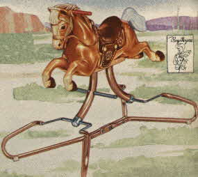 Trigger Concealed Spring Horse From The 1950s