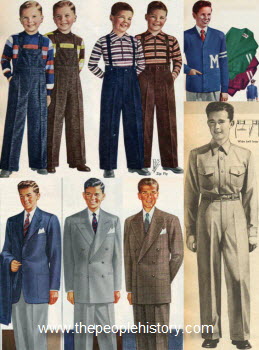 1950 Boys Clothes