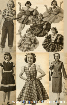 1952 Girls Clothes