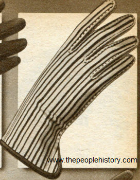 Handsewn Pinstripe Glove 1952