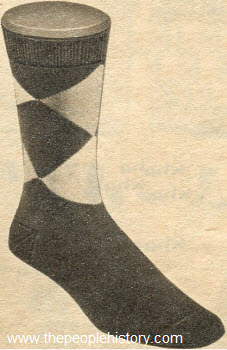 Flex Fit Argyle Sock 1954