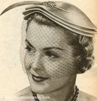 Romantic Shell Hat 1955