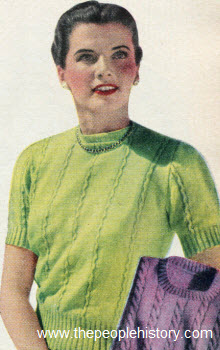 Novelty Sweater 1950
