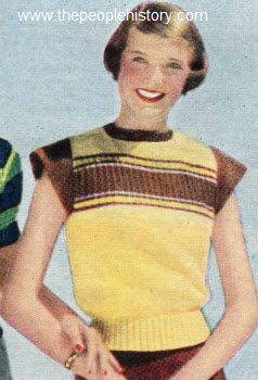 Striped Pullover 1950