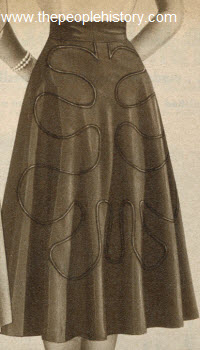 Cord Stitching Skirt 1951