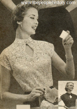 Cotton Lace Blouse 1953