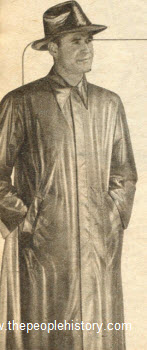 Plastic Rain Coat 1954