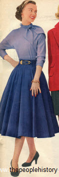 Skirt and Blouse Set 1955