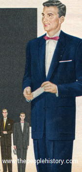 Two Piece Sheen Suit 1955