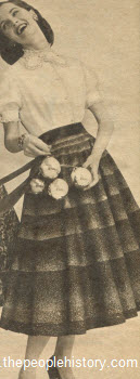 Felt Circle Skirt 1956