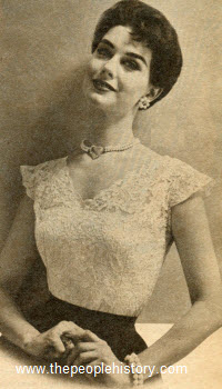 Nylon Lace Blouse 1956