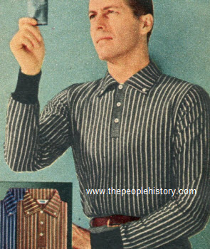 Ivy League Style Knit Shirt 1957