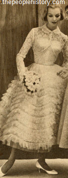 Romantic Lace Dress 1957