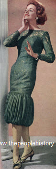 Souffle Pouf Dress 1958