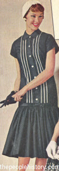 Elongated Shirtwaist Dress 1959