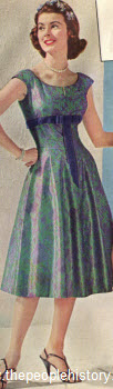 1959 Empire Waist Dress