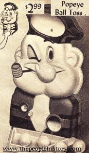 Popeye Ball Toss From The 1960s
