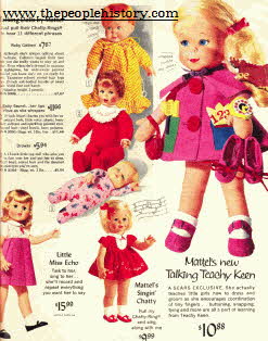 Talking Mattel Dolls From The 1960s